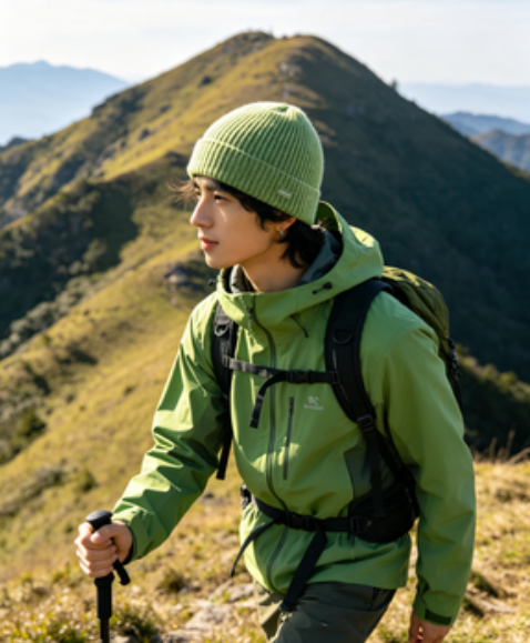 春季登山帽子针织帽